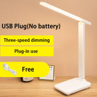 Lámpara De Mesa LED Con Interruptor Táctil Blanco Plegable Para Dormitorio Luz Nocturna De Lectura Cuidado Ocular Con Enchufe USB Dimmable - details 18
