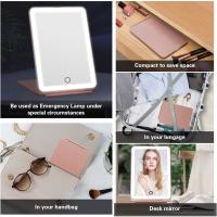 Espejo de viaje para el maquillaje, espejo portátil con iluminación, pantalla táctil regulable - details 4