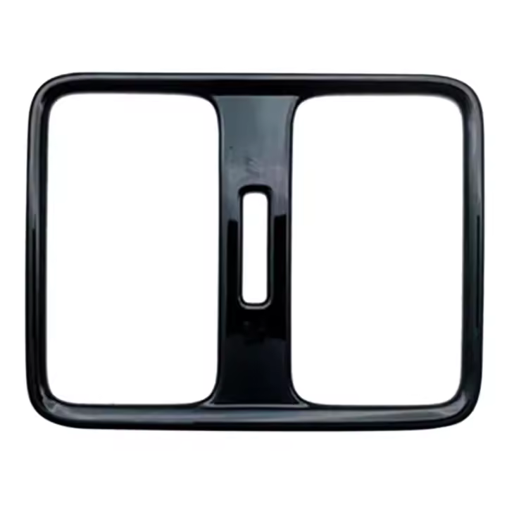 Cubierta de Ventilador de Aire de Asiento Trasero Brillante Negro para Vezel V 2021 2022 - 1