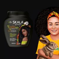 Mascarilla Skala Acachonados, Tratamiento Acondicionador y Crema para Peinar, leave in, Cuidado Capilar de Calidad Duradera para un Pelo Saludable, Crema definidora y abrillantadora, Mascarilla de carbón activado, Aceite de Argán, Manteca de Patauá. 1000g - details 4