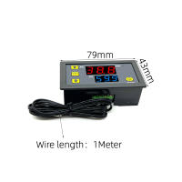 Termostato Digital Con Pantalla LED Control De Temperatura 20A DC 12V/24V AC110-220V Instrumento De Calor Y Enfriamiento Para El Hogar - details 4