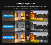 Cámara IP Dual Lente 4G WiFi 8MP 4K Vigilancia Cámara De Seguridad Exterior Inalámbrica Visión Nocturna Zoom Digital CCTV V380 - details 6