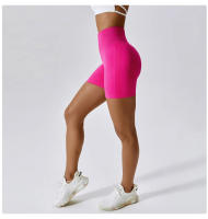 Shorts Deportivos Sin Costuras Para Mujer High Waist Push up Para Ciclismo Running Fitness Yoga Leggings De Gimnasio Ropa De Yoga - details 4
