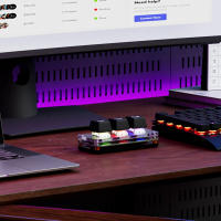 Teclado Mini RGB Con Atajos X C V Teclado De Macro De 3 Teclas USB Tipo-C Para Juegos De Rhythm Trabajo Contable Ammtoo - details 0