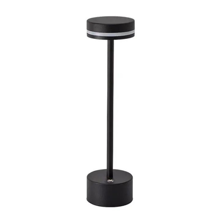 Lámpara De Mesa LED Ajustable Para Regalo Decoración De Hogar Y Camping Luz Nocturna Pequeña Con Material De Aluminio Y Batería Recargable - 1