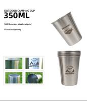 Juego De Copas De Acero Inoxidable 304 Para Camping Y Viajes 4/6/8PCS Copas Portátiles Para Agua Café Cerveza Picnic Barbecue - details 5