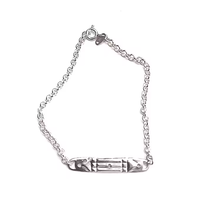 pulsera plata de ley atlante-40ycuatrojoyeria - 1