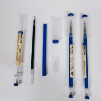 Juego De Bolígrafos De Gel Fina 0.35mm Azul Negro Rojo Recargables Para Escuela Y Oficina Estudiantes Dibujo Suministros De Papelería - details 0