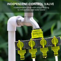 Divertido De 4 Maneras Para Grifo De Jardín Conector De Tubo De Agua Distruidor De Agua Para Grifo De Exterior Riega - details 1