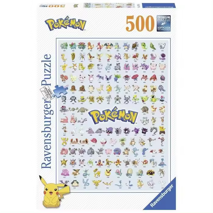 RAVENSBURGER PUZZLE POKEMON 500 PIEZAS PUZZLE 34x23x4 Cms. - 1