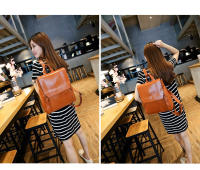 Nueva Mochila Para Mujer Retro Suave Estilo Universitario Mini Mochila De Moda De Guangdong Material PU Con Lining Orgánico - details 3