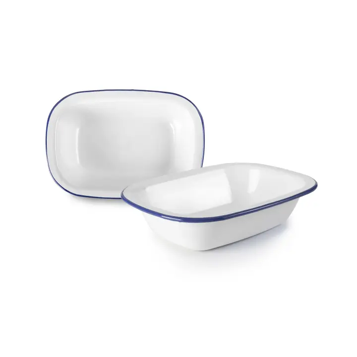 FUENTE RECTANGULAR BLANCA 22 CM MARCA IBILI REF.905022 - 1