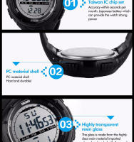 Reloj Deportivo Militar SKMEI 1025 Para Hombre Simple Y Moda Resistente Al Choque Y Al Agua Con Alarma Y Luz Trasera Digital - details 16