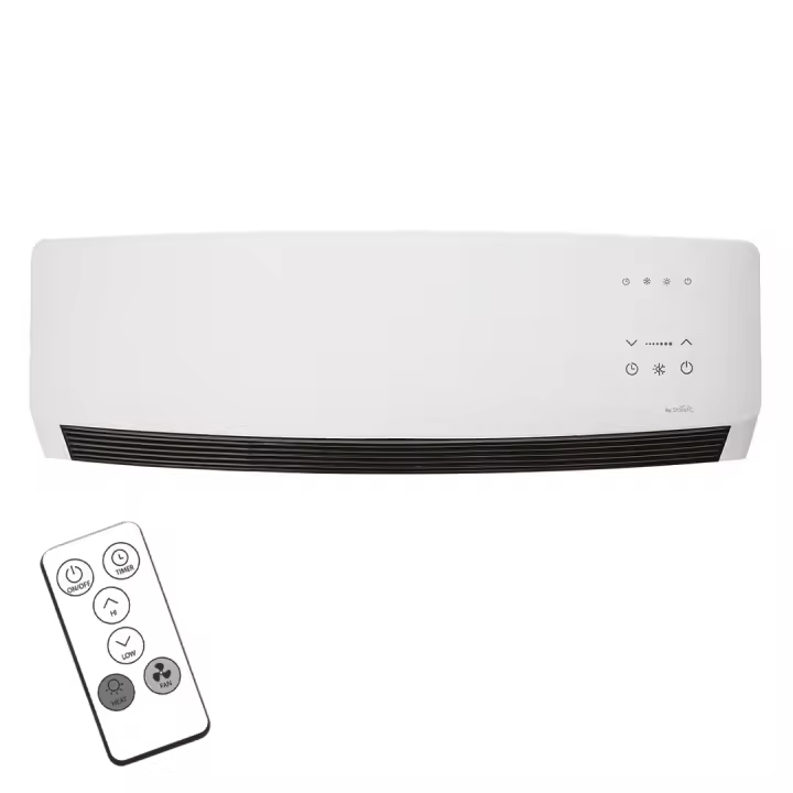 STARLYF Calefactor Portátil, Calefactor cerámico de baño, Dormitorio, Calor con Temporizador, Mando a Distancia, Máxima eficiencia energética, Opción de Ventilador en verano - 1