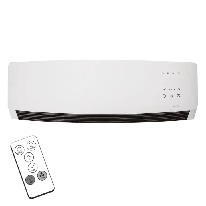 STARLYF Calefactor Portátil, Calefactor cerámico de baño, Dormitorio, Calor con Temporizador, Mando a Distancia, Máxima eficiencia energética, Opción de Ventilador en verano - 1