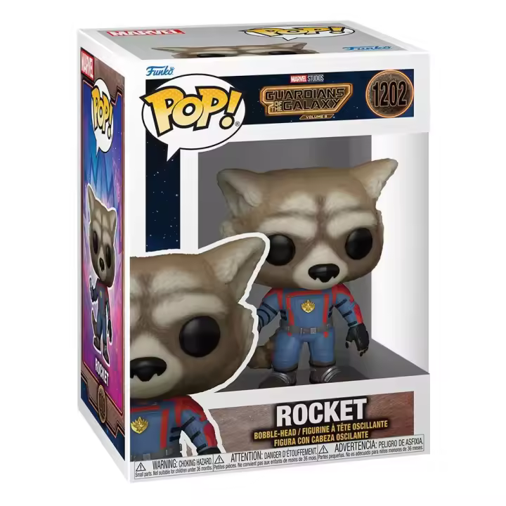 Funko Pop! Figura De Cohete Vol 3 Guardianes De La Galaxia - 1