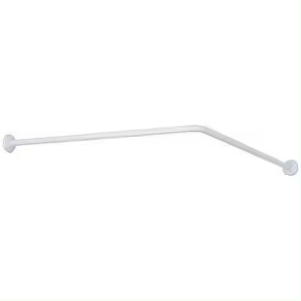 Barra cortina ducha l 80x80 cm blanca - 1