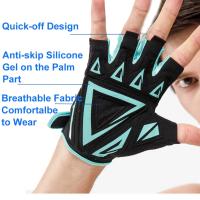 Guantes De Gimnasio Transpirables Para Hombres Y Mujeres 2023 Antideslizantes De Medio Dedo Para Levantamiento De Pesas Y Entrenamiento De Fitness - details 1