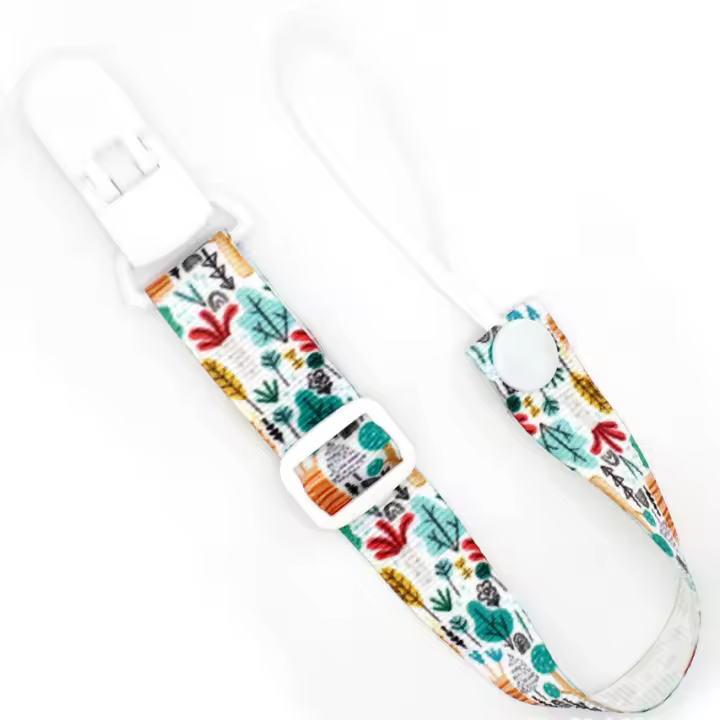Cadena Antipérdida Ajustable Para Chupete De Bebé With Juguetes Para Dientes Accesorios Para Carrito De Bebé Correa Portador Lindo - 1