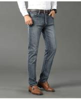 KUBRO Pantalones De Jeans Para Hombre Clásicos Rectos Negocios Azul Negro Elásticos Slim Fit Casual Trabajo Pantalones 29-40 - details 14