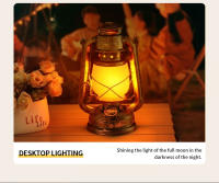 Lámpara De Camping Retro Con Luz De Decoración Y Aire De Campo Con 3 Modos De Iluminación Caballo Colgante LED Recargable Para Exterior - details 6