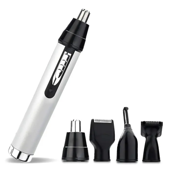 Cortapelos Nariz, 3 en 1 Profesional Cortapelos Nariz y Oreja PARA LA Cara, Recargable Indoloro Recortador Pelos Nariz with Cable Type-C, IPX7 Impermeable, Use Húmedo y Seco, Cutillas de Doble Filo - 1