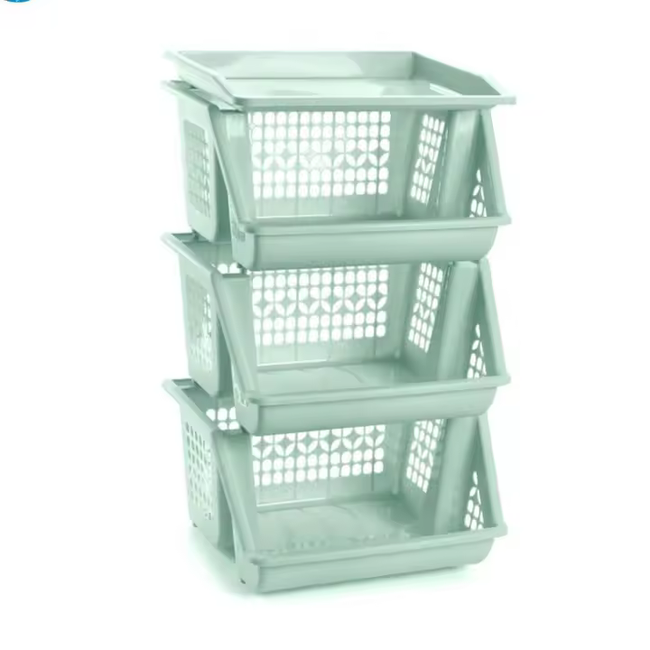 3 Alturas, Estrecho, Estantería para Cocina y baño, Ahorra Espacio, para Espacios reducidos, Cocina, Oficina, baño, Fácil Montaje - 1