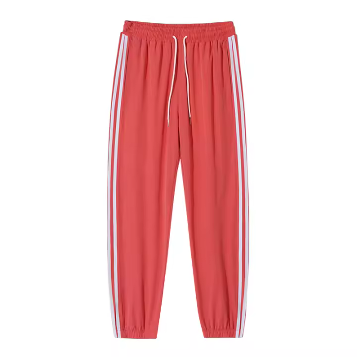 Pantalones De Sudor Primavera Verano Para Hombres Y Mujeres Con Bolsillos Cierre Elástico Pantalones Casuales De Fitness Y Running - 1