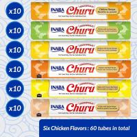 CHURU – INABA,  60 UNIDADES MIX Variedades de Snacks Sludables Base De ATÚN, Premio para Gatos, Premio Delicoso, Snack Liquido - details 7
