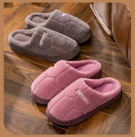 Zapatillas De Invierno Unisex Algodón Tacones Plano Antideslizantes Para Hombre Y Mujer Pantuflas De Plush Cálidas Para El Hogar Pareja - details 19