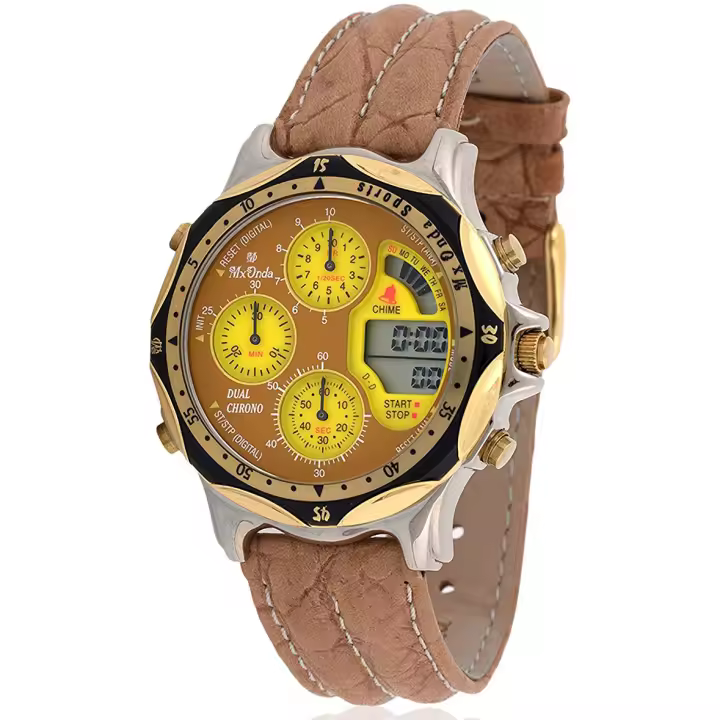 Mx-onda Mx-16010  Reloj Para Para Hombre Color Marron - 1