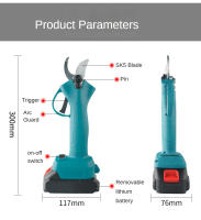 Tijeras Eléctricas De Podar Sin Escobillas Para Jardín Árbores Y Bonsái Compatible Con Batería Makita 18V Herramienta De Jardín - details 0