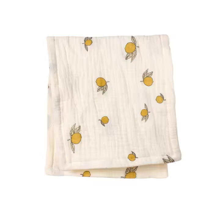 Toalla de muselina de algodón crepé para bebés, 6 capas, gruesa, absorbente de sudor y calmante. - 1
