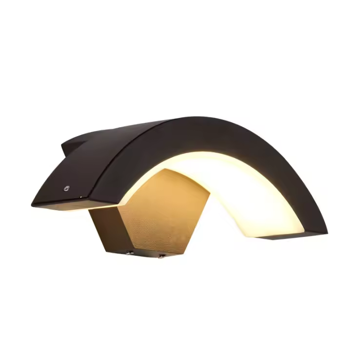 Lámpara De Pared Exterior Impermeable IP65 Con Sensor De Movimiento Radar Iluminación Exterior Para Porche Balcón Jardín Vestíbulo Luz Moderna LED Sin Ajuste Dimmer - 1
