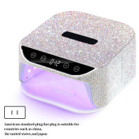 Secador De Uñas Profesional UV LED Con 36 Lámparas Incrustadas De Diamante Luz Táctil LCD Secado Rápido Para Todos Los Gel - details 6