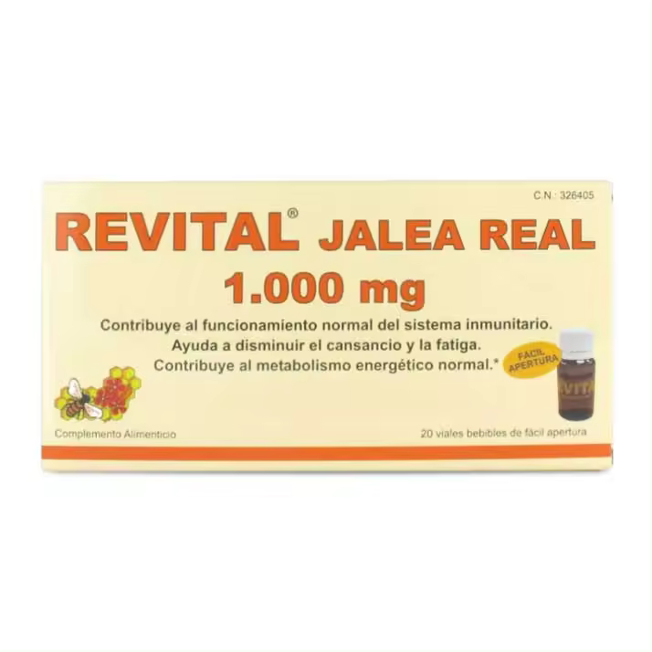 Revital Jalea Real 20 Ampollas - Refuerza Sistema Inmunitario - 1