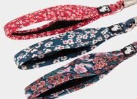 Correa Para Perros De Algodón Con Estampado Floral Truelove TLL2573 Tamaño S/M Colores Navy Blazer/Poppy Red/Saxony Blue - details 5