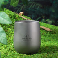Tomshoo  De Titanio Aislada Para Camping Y Senderismo Vaso Doble Muralla Para Bebidas Resistente Al Agua Hervida Accesorio De Camping Esencial - details 4