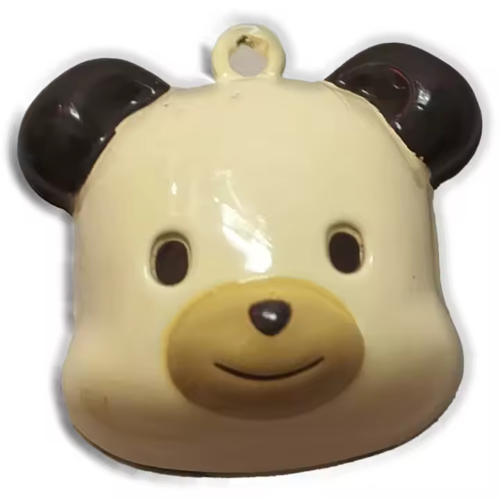 Cascabel Decorativo Metálico – Bell – Animales – Oso – Bear – Música para tu Ropa y Complementos – 2,5 x 2,5 cm. – Moda The Happy Patch - 1
