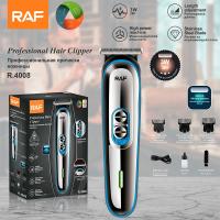 Cortadora de cabello eléctrica , juego de cortadora de cabello eléctrica multifunción con interfaz USB, cortadora de cabello eléctrica resistente al agua, cuchilla de acero inoxidable lavable y desmontable incorporada - details 1