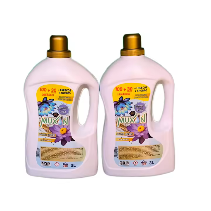 SUAVIZANTE LIQUIDO CONCENTRADO DULCES SUEÑOS OLOR  INTENSO MUXAM 3L PACK 2 UNI - 1