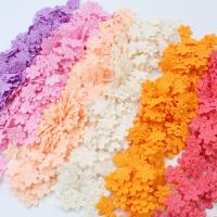 Tela De Goma Colorida Pequeñas Flores De 2CM Cinco Pétalos Para Manualidades Y Costura Accesorios Para Cabello Infantil Adhesivos De Flores - details 6