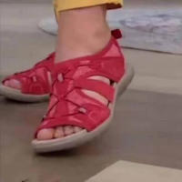 SP Nuevas sandalias de mujer de gran tamaño, estil Deportivo de Verano al Aire Libre, sandalias casuales de Playa, - details 3