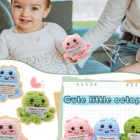 Adornos De Animales De Energía Positiva Tejidos a Mano Decoración Emocional Para El Hogar Regalo De Navidad Cumpleaños Personalizado Retro Y Nostálgico - details 12