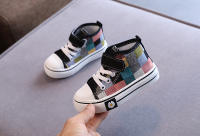 Nuevos Zapatos De Lona Para Niños 2023 Otoño Moda Cuadros Botines Niñas Y Niños Antideslizantes Casual Transversal Adecuado Para Exterior - details 2
