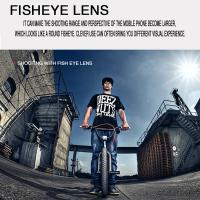Lente De Pescado 3en1 0.67X Ancha Fisheye Macro Lentes Cámara Kit Con Clip Universal Para iPhone 16 Xiaomi Huawei - details 4