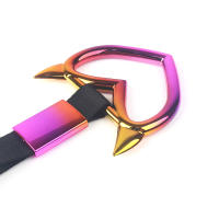 Correa De Remolque Colorida Para Coche Anillo De Mano JDM Correa De Mano Para Autobús Y Tren Accesorios De Automóvil Estilo Desviación - details 1