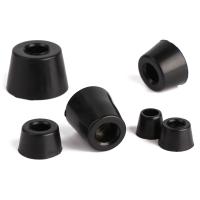 10 Piezas De Pies Para Muebles Negros Protección De Piso Antideslizante Para Speaker Cama Mesa Caja Padded Shock Absorber Partes De Muebles - details 10
