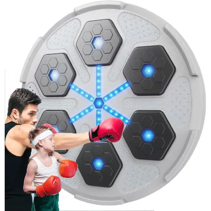 Máquina de Boxeo De Música, equipo de entrenamiento doméstico montado en la pared, entrenamiento electrónico - 1