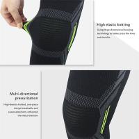 Protector De Rodilla Unica Tejido De Nylon Deporte Equitación Protección Deportiva Para Correr Baloncesto Saltar Cuerda Anticongelante Y Calor - details 2